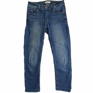 Kensie Cropped Capri Jeans Womens 2/26 Medium Wash Stretch Mid Rise